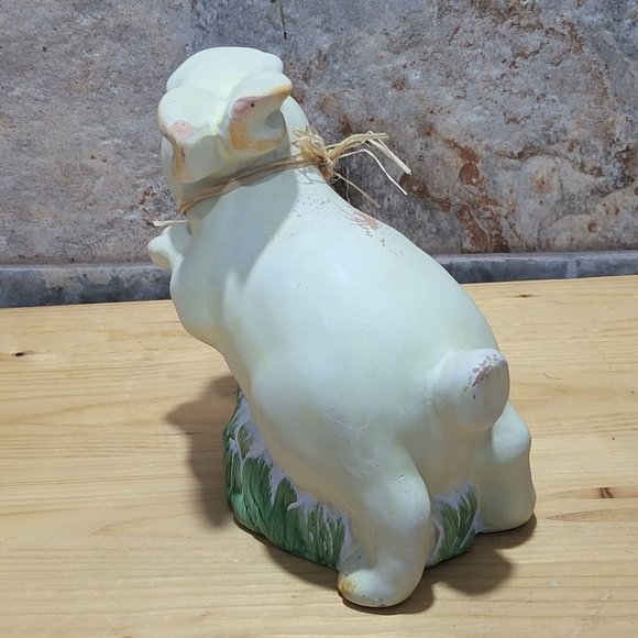 VTG Leaping Bunny Rabbit Figurine Easter Decor - Picture 11 of 11